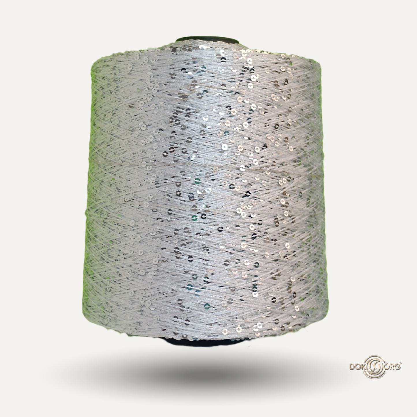 Hilo Lentejuela Blanco silver 3mm