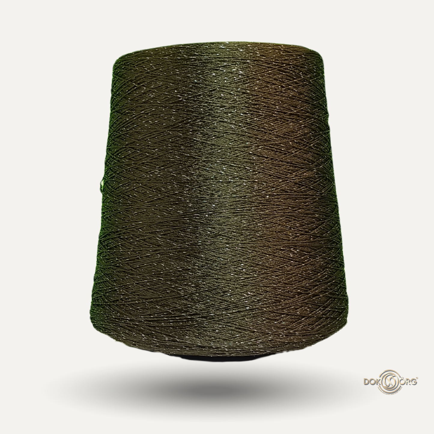 Hilo Lurex Verde Oliva Plata