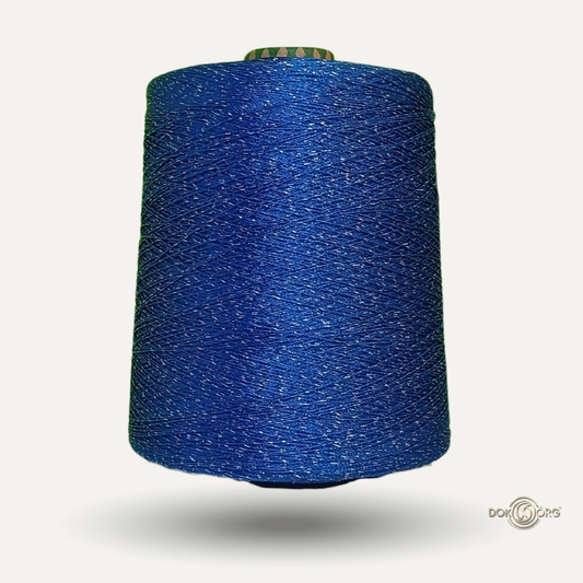 Hilo Lurex Azul- Plata