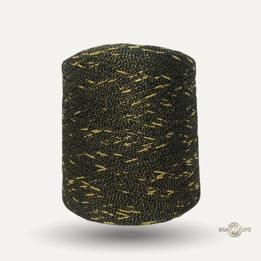 Hilo Cobra Negro LX Dorado
