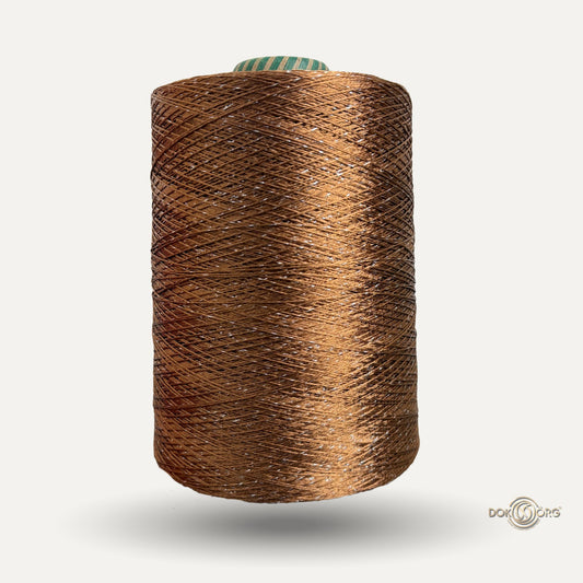 Hilo Lurex Café Plata -  DTHLN2215-LXP