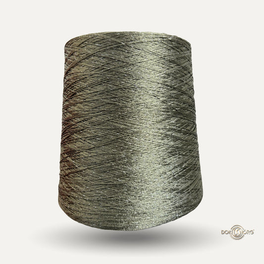 Hilo Lurex Verde pastel Plata - DTFG0013-LXP